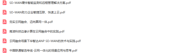 2021中国SD-WAN峰会-核心PPT资料