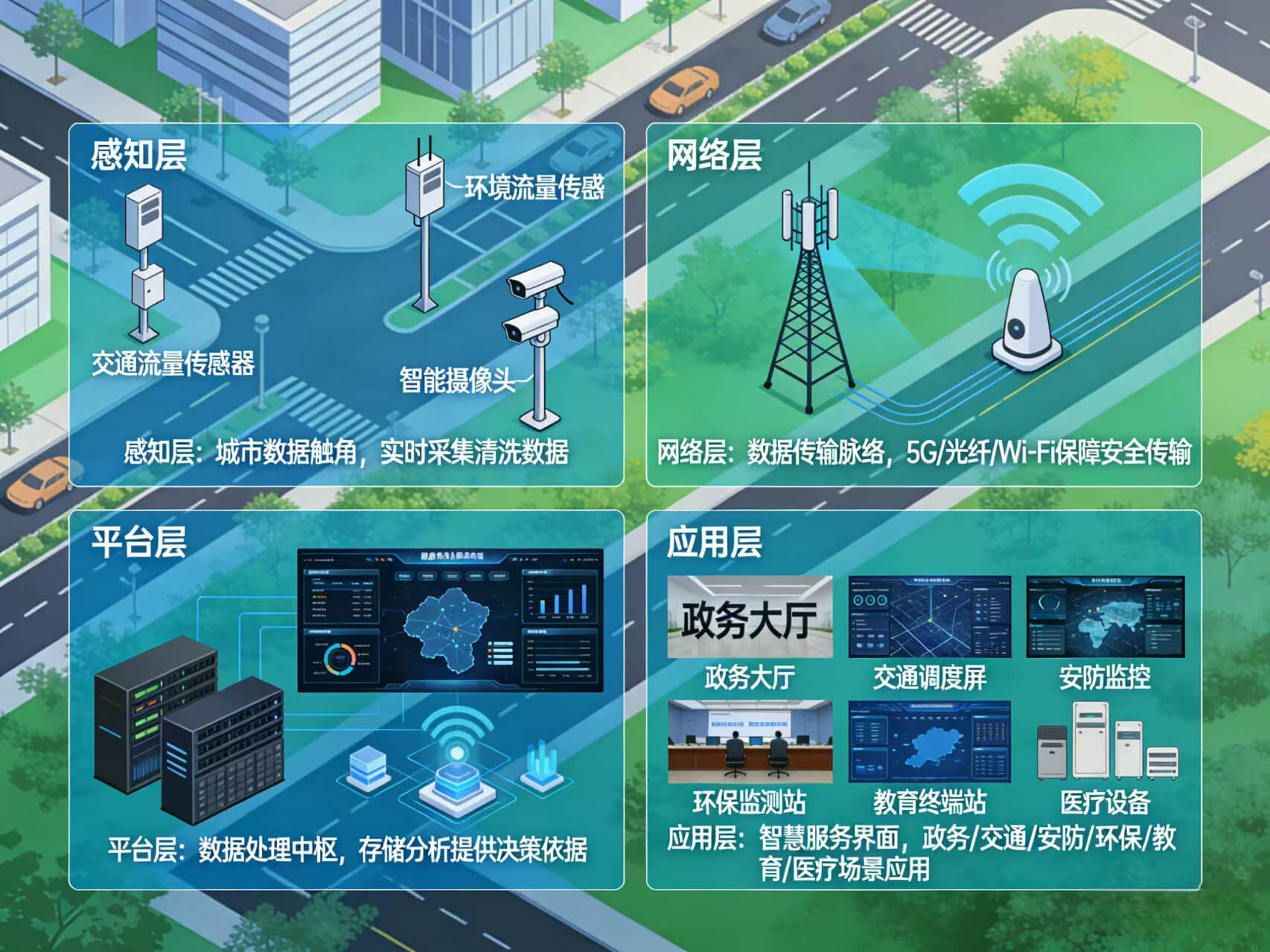 2026年AI+智慧城市全场景应用解决方案白皮书 – 全1795页下载