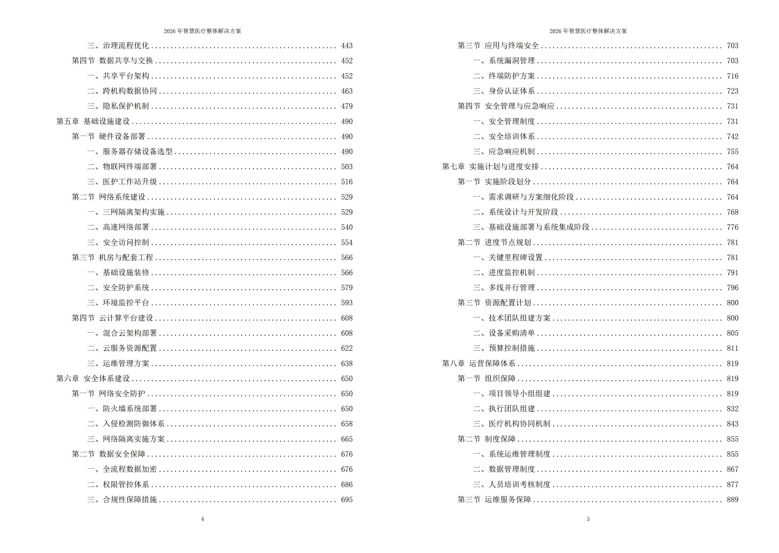 2026年智慧医疗整体解决方案 – 全1215页下载