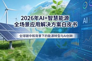 2026年AI+智慧能源全场景应用解决方案白皮书 – 全2190页下载