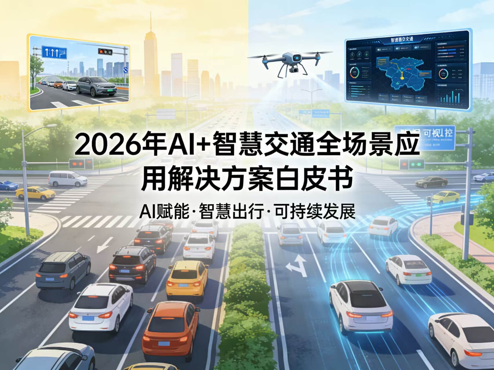 2026年AI+智慧交通全场景应用解决方案白皮书 – 全2087页下载