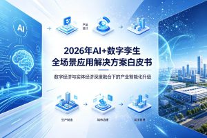 2026年AI+数字孪生全场景应用解决方案白皮书 – 全1802页下载