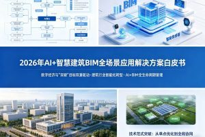 2026年AI+智慧建筑BIM全场景应用解决方案白皮书 – 全1880页下载