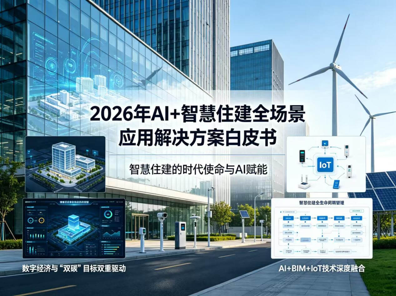 2026年AI+智慧住建全场景应用解决方案白皮书 – 全2360页下载