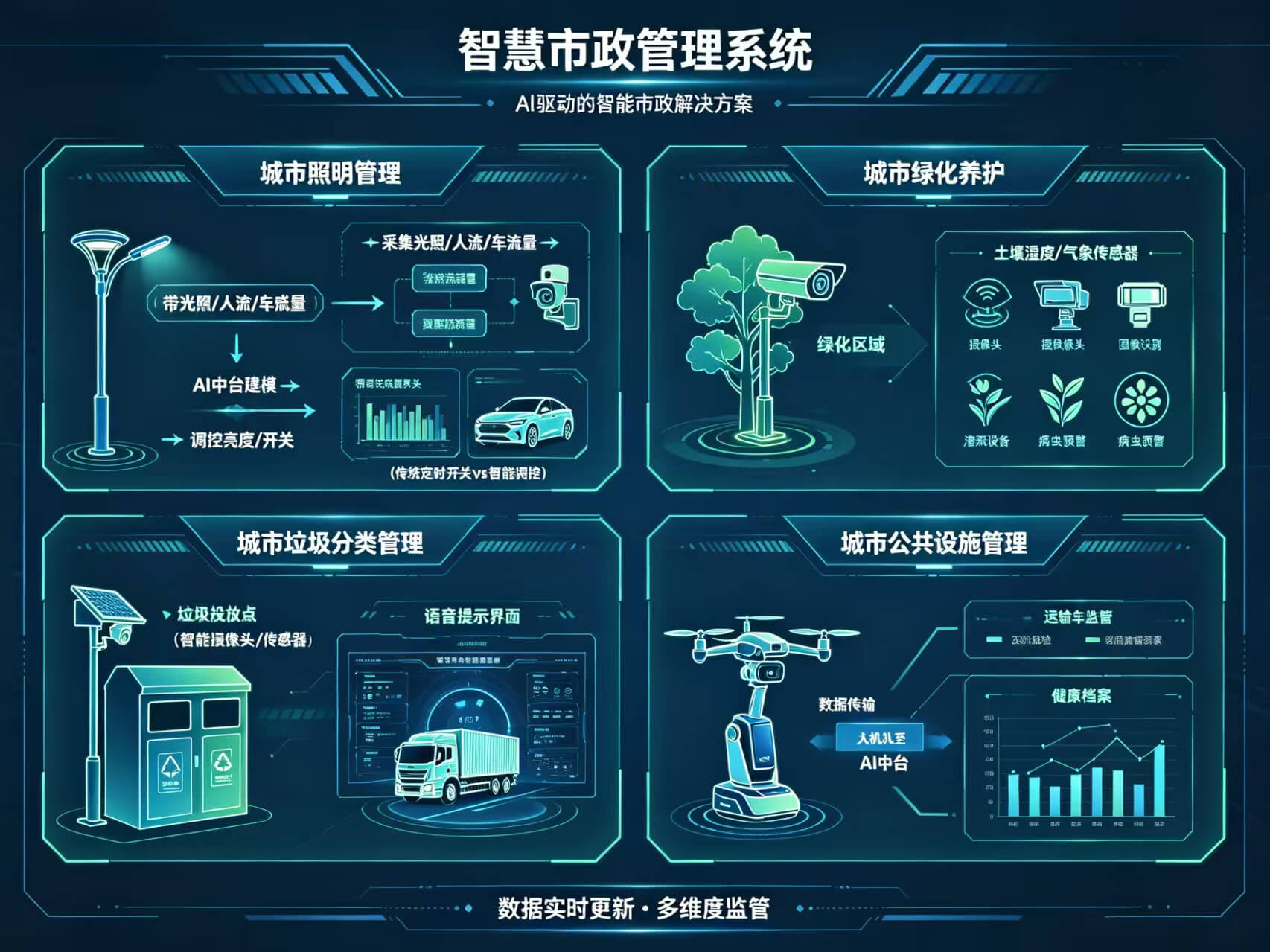 2026年AI+智慧市政全场景应用解决方案白皮书 – 全2166页下载