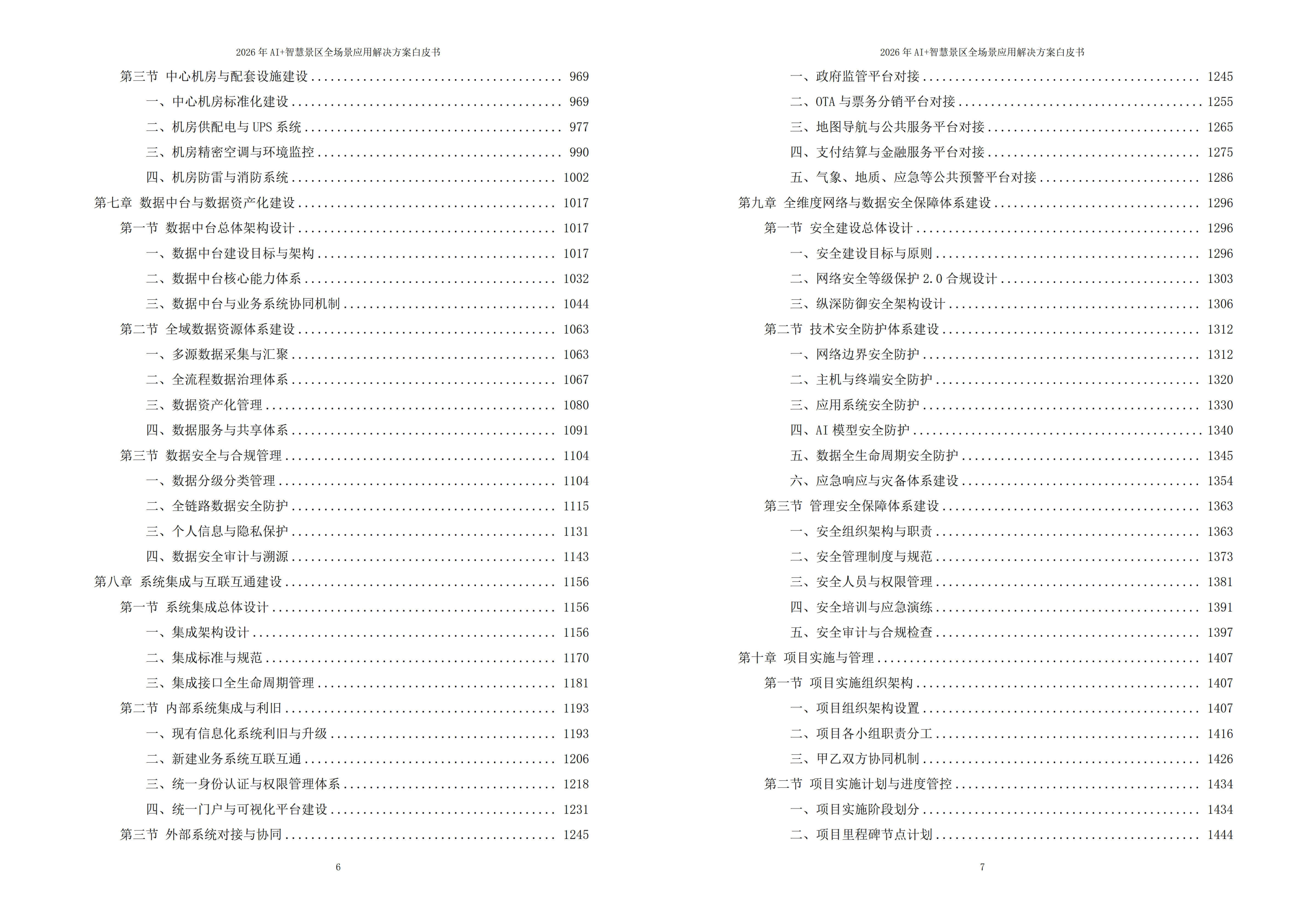 2026年AI+智慧景区全场景应用解决方案白皮书 – 全1648页下载