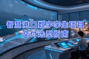 智慧港口数字孪生项目交付选型指南:从需求到落地,破解交付痛点实现运营升级
