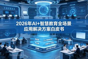 2026年AI+智慧教育全场景应用解决方案白皮书 – 全1888页下载