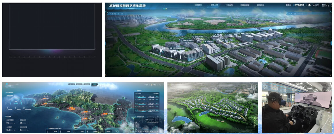 中国数字孪生平台与交付市场份额格局，平台引领与交付落地双轮驱动