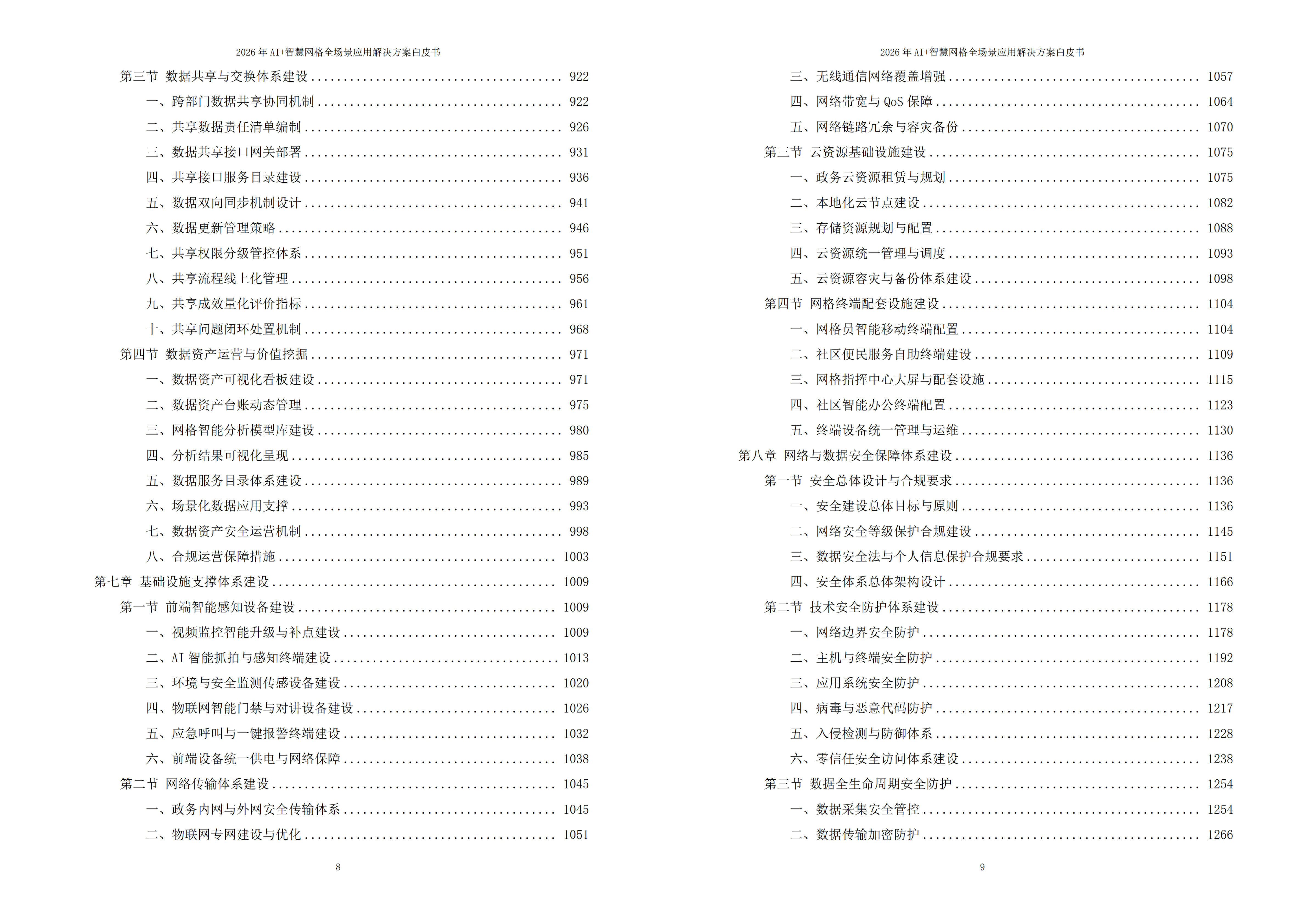 2026年AI+智慧网格全场景应用解决方案白皮书 – 全2508页下载